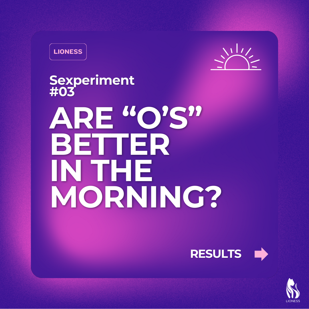 Sexperiments Results: Are orgasms better in the morning?